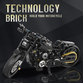MJDDJA 1:8 motorcycle steering system detail.