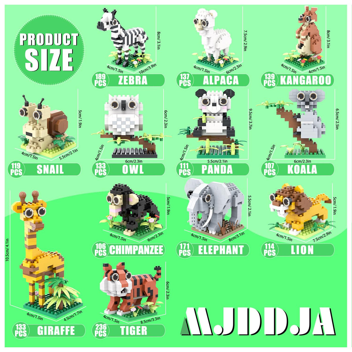 MJDDJA kangaroo blocks for cooperative play and gift ideas