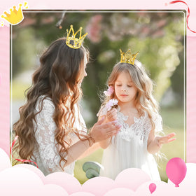MJOGGOTT wedding party crown decor elevates cakes and photo moments