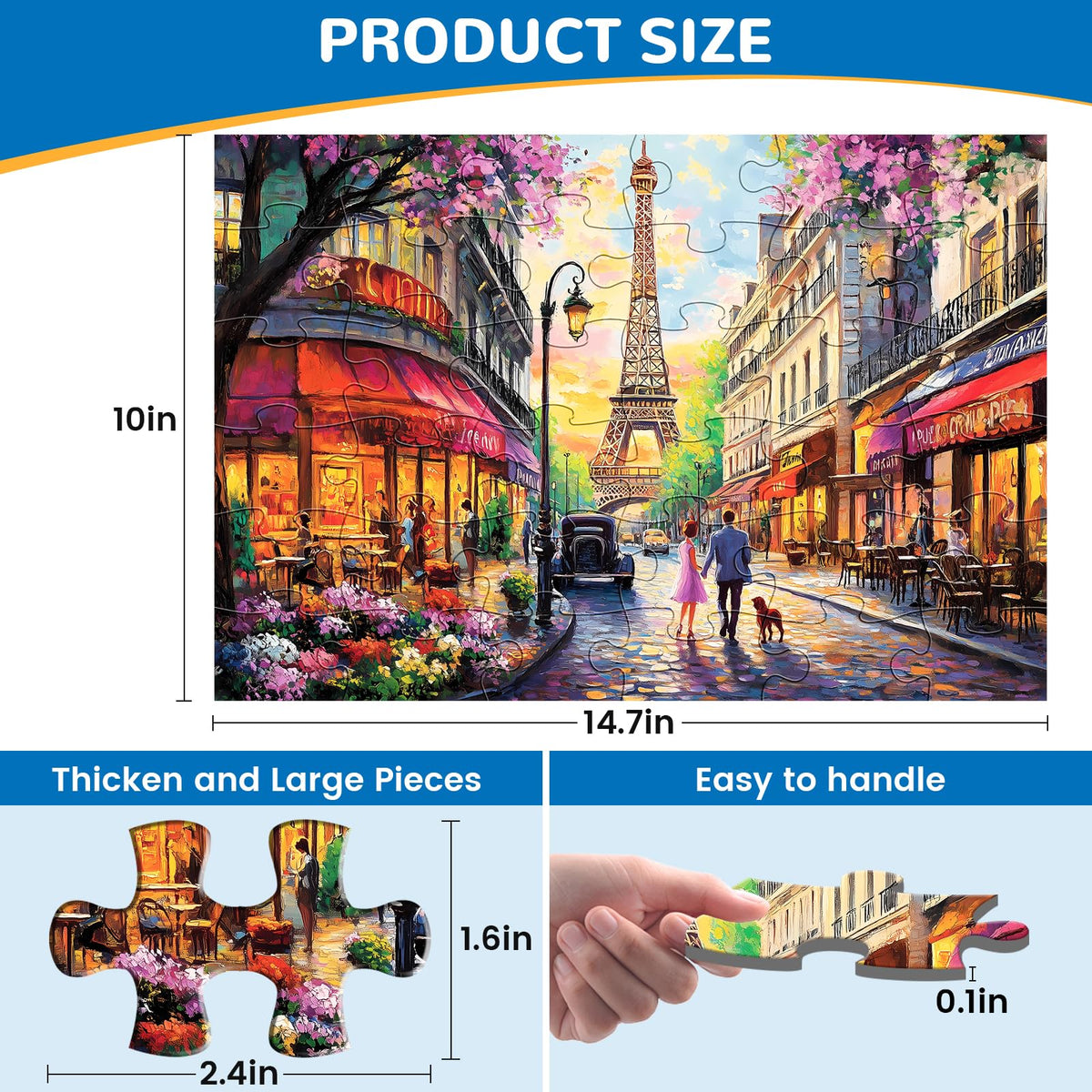 mjyphdm storage bags included keeps puzzle pieces organized.