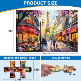 mjyphdm storage bags included keeps puzzle pieces organized.