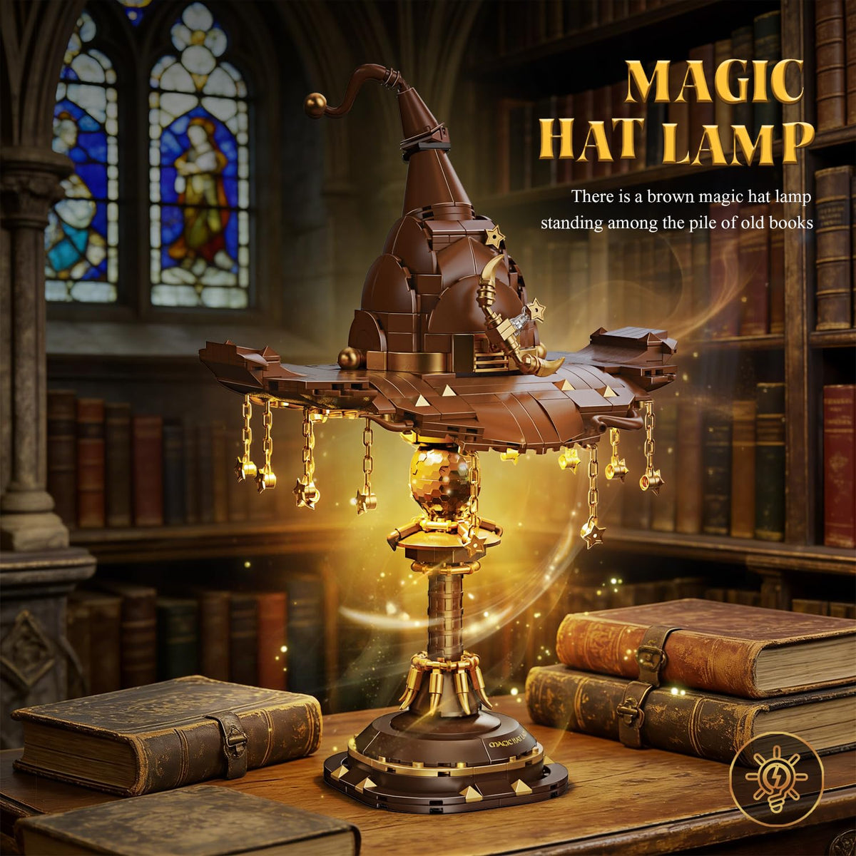 Mkmimo Magic Hat Lamp switch activated for interactive lighting
