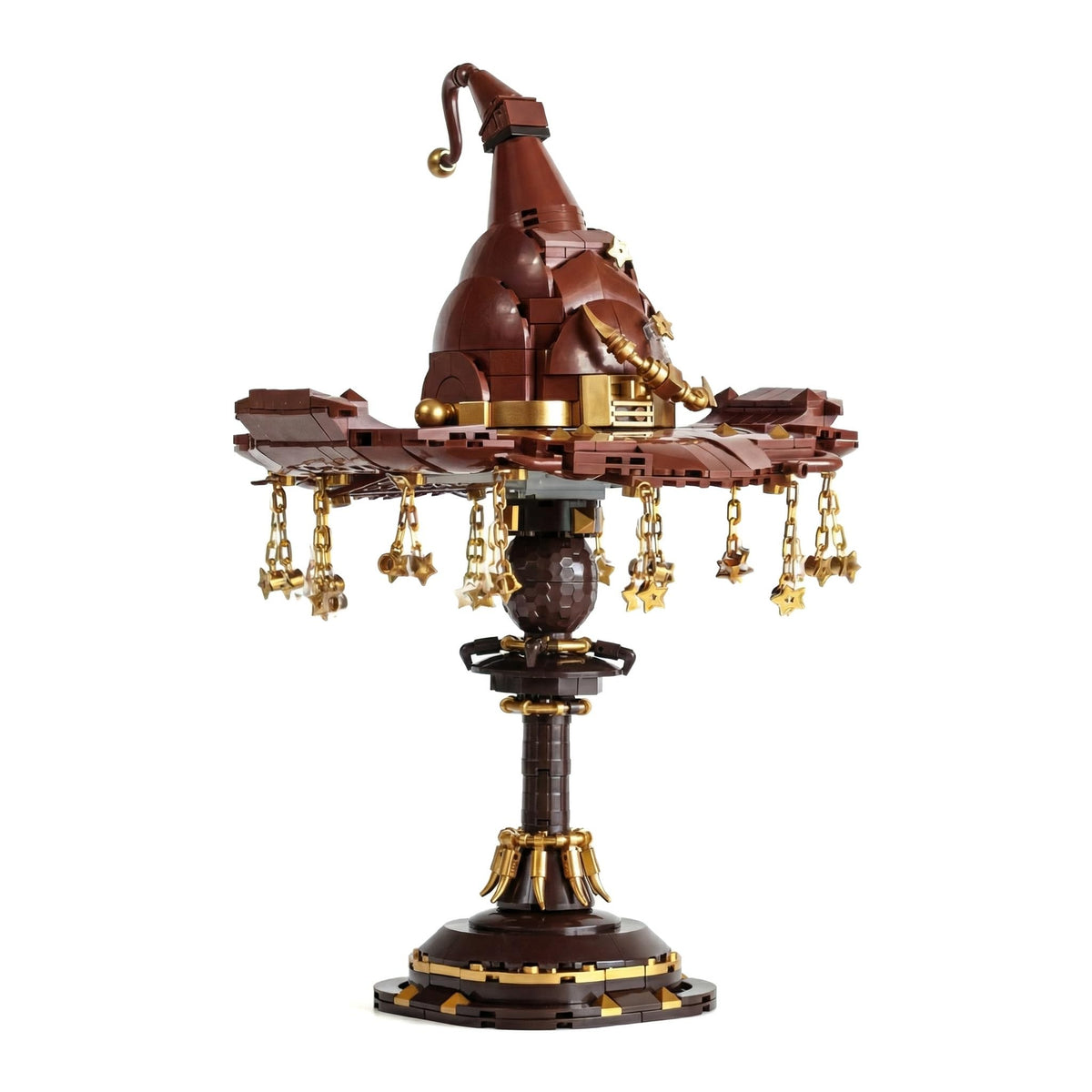 Mkmimo Magic Hat Lamp glows warm on a desk, cozy ambiance