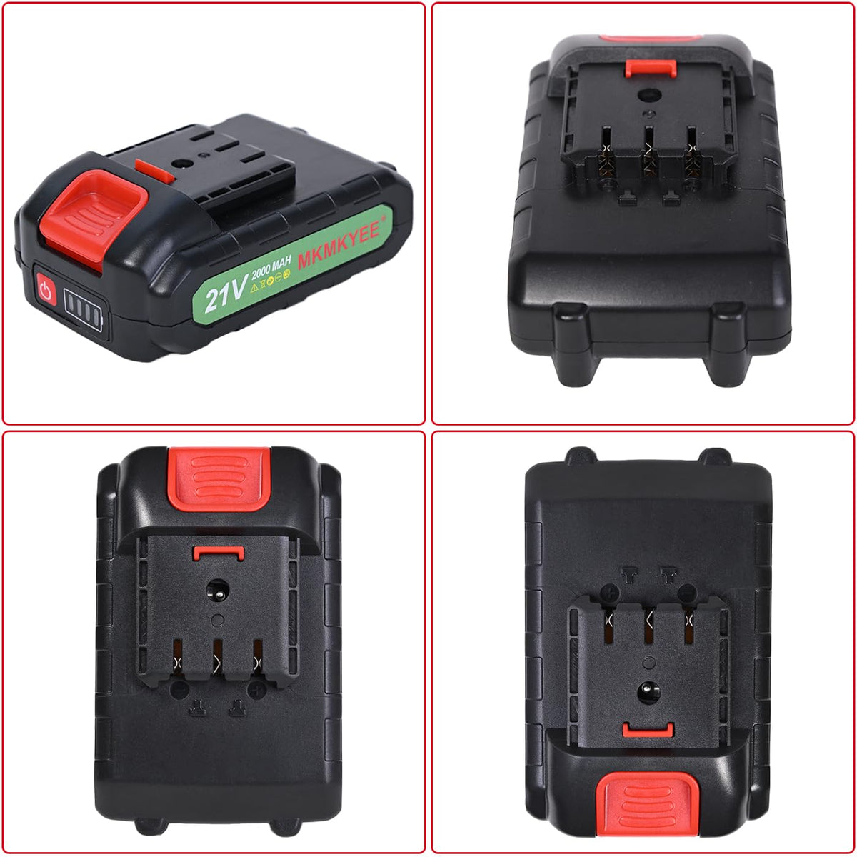 MKMKYEE 21V III battery charging cord provides on-site recharge options.