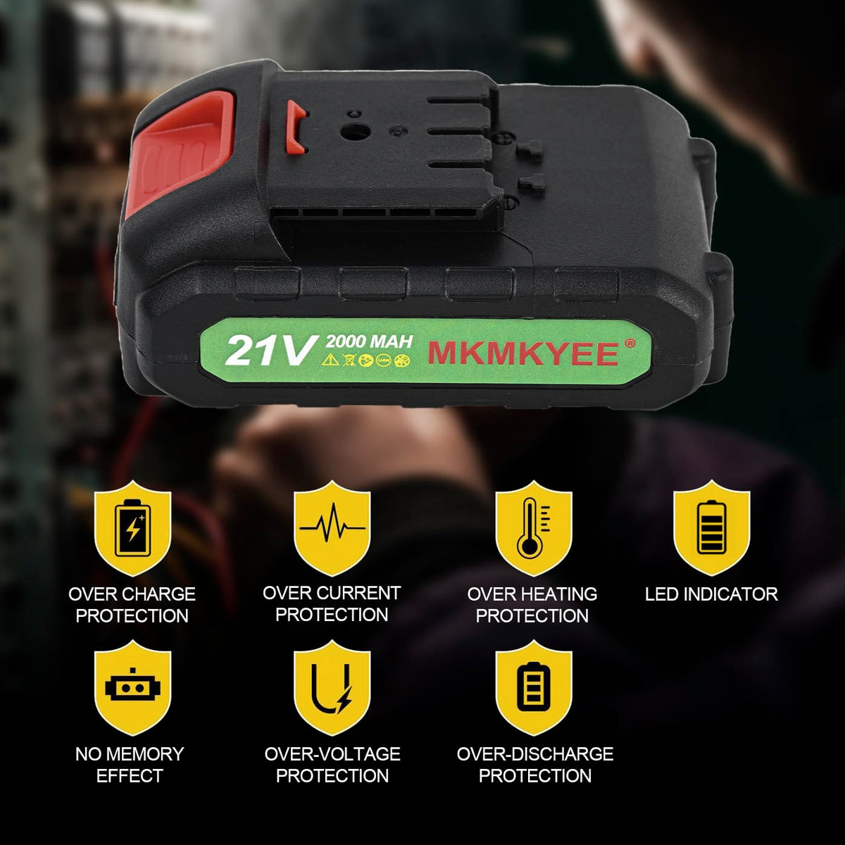 MKMKYEE 21V III battery compatibility guide for Mini Chainsaw users.