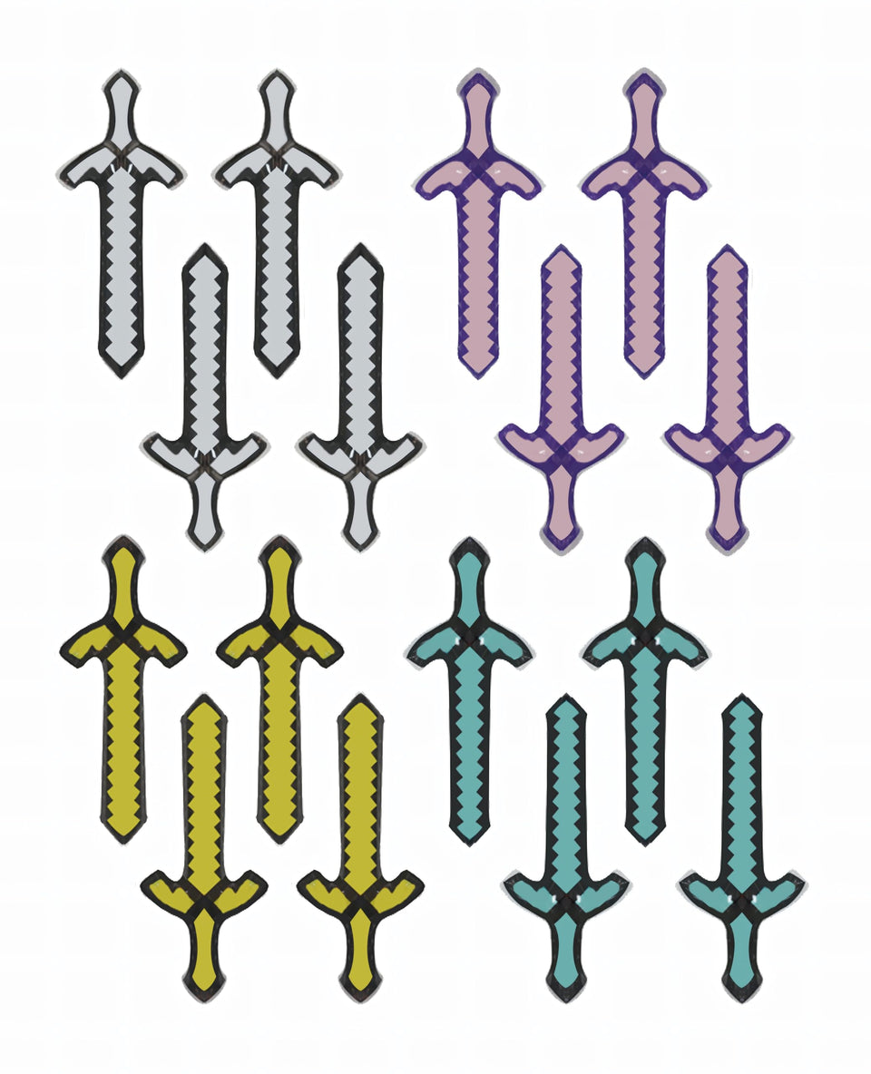 Mkork&fzsx inflatable sword color variety for safe imaginative play