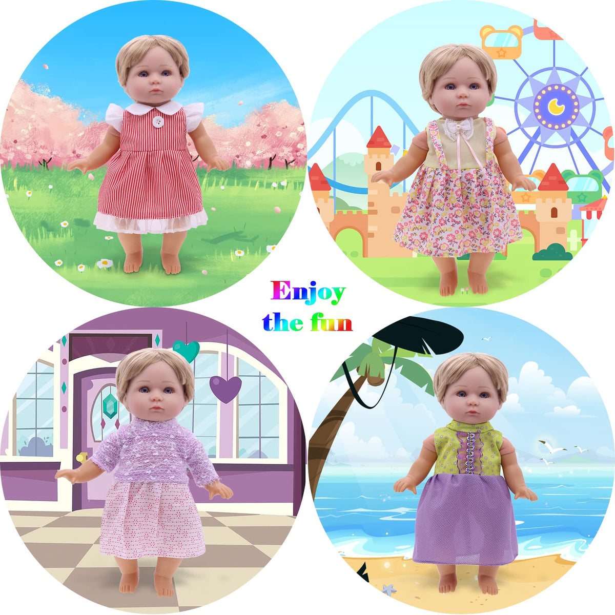 MLcnleS Alive hair clip accessory enhances doll styling