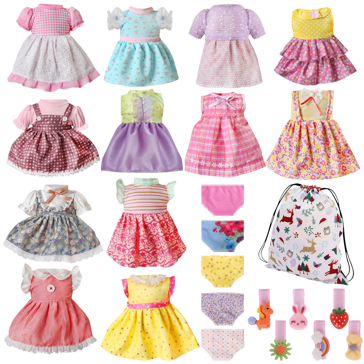 MLcnleS Alive doll dress collection enhances mix and match play for 12–15 inch dolls
