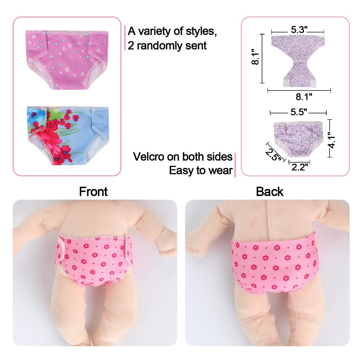 MLcnleS Alive elastic and Velcro closure for easy dressing