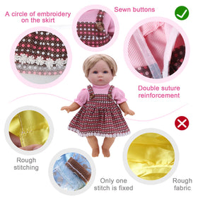 MLcnleS Alive flower-embellished dress adds whimsy to playtime