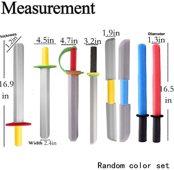 MLcnleS foam swords with kids playing, showing lightweight, kid-friendly design.