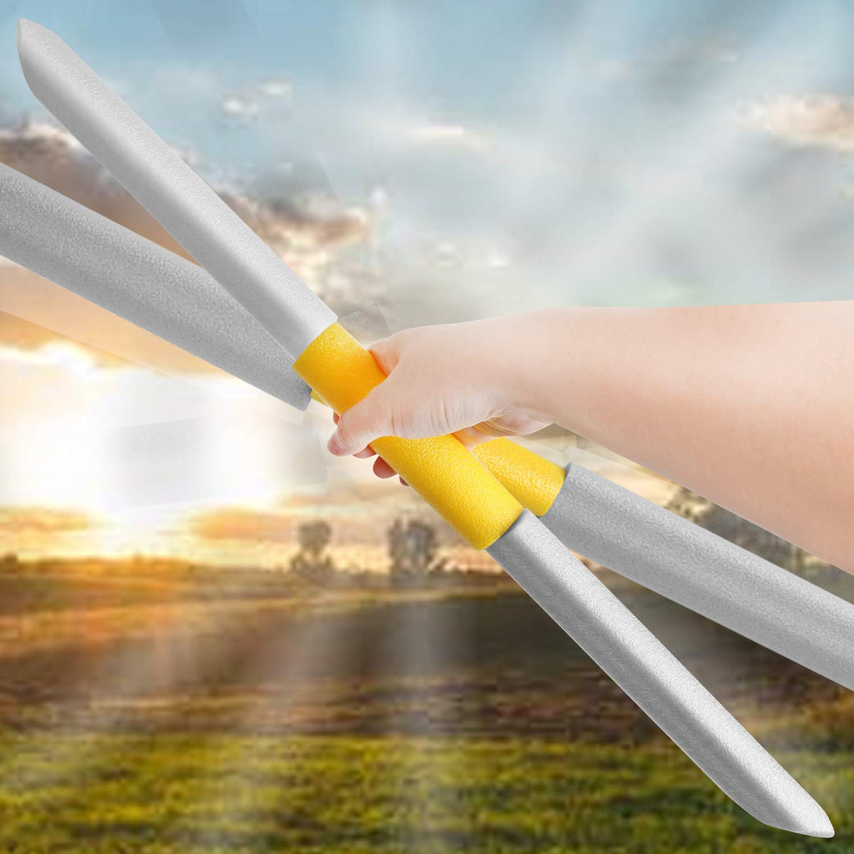 MLcnleS foam swords made of soft foam for safe, gentle battles.