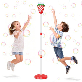 MLDKA bubble machine creates dancing bubbles for kids at parties.