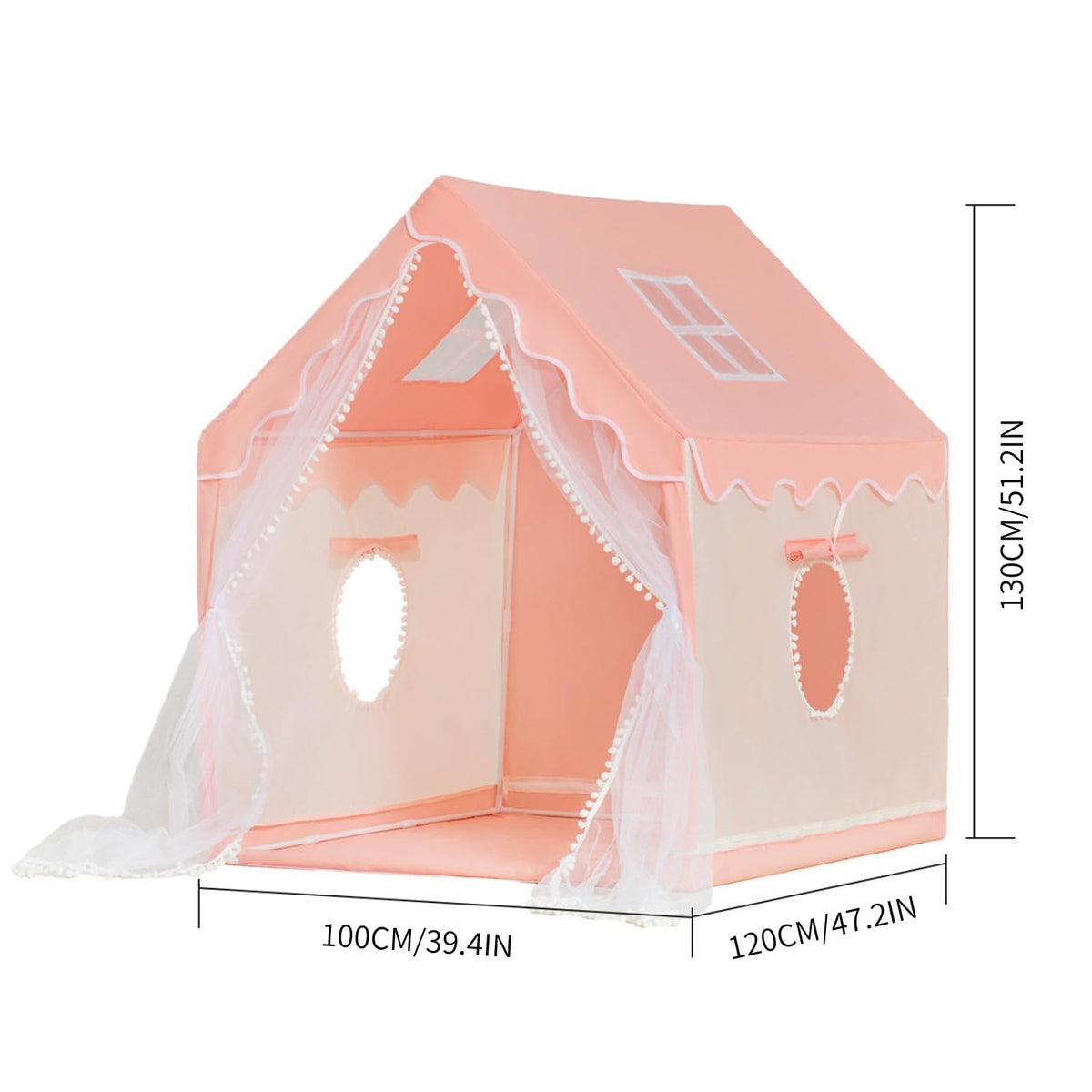 MLDXC Princess Castle Tent star lights create magical ambience during play