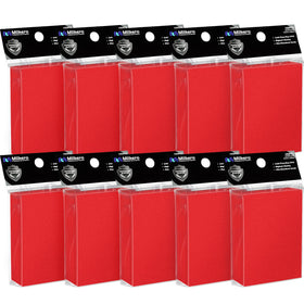 Mlikero 1000-count red sleeves for MTG, TCG, and sports cards.