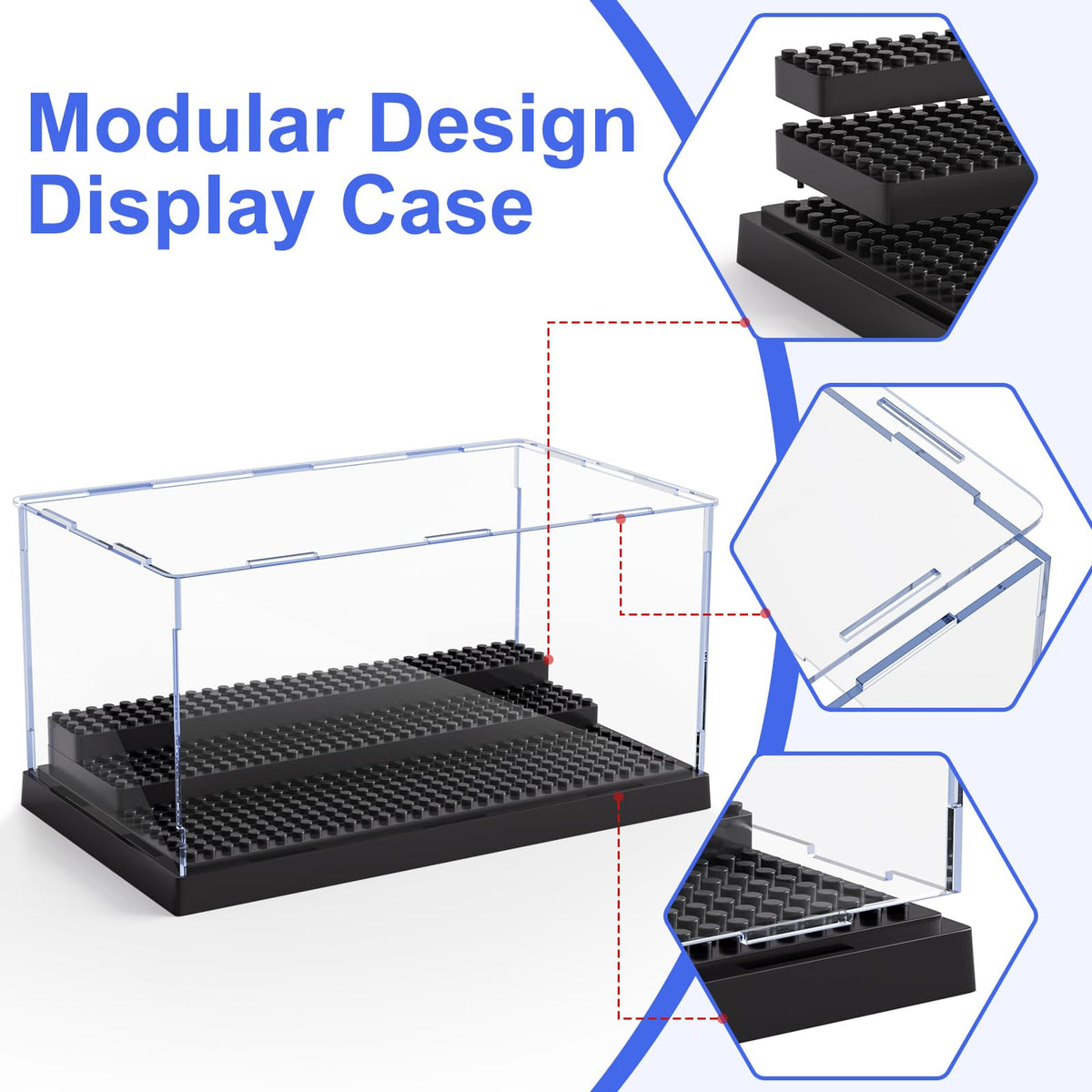 Mlikero 360-degree minifigure display offers full-angle viewing for dynamic presentations