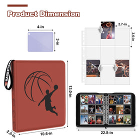 Mlikero 40-pages 9-pocket sheets organize and showcase a wide card variety.