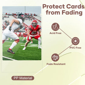 Mlikero 66×91mm sleeves fit MTG, TCG, and sports cards securely.