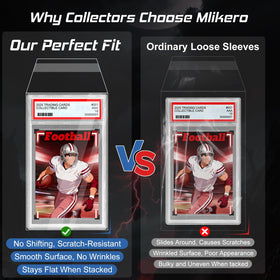 Mlikero acid-free PP slab protector preserves clarity and long-term display.