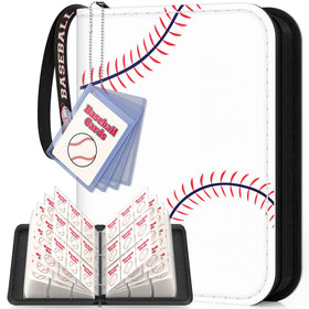 Mlikero baseball card binder shows 720-pocket capacity for organized collections.