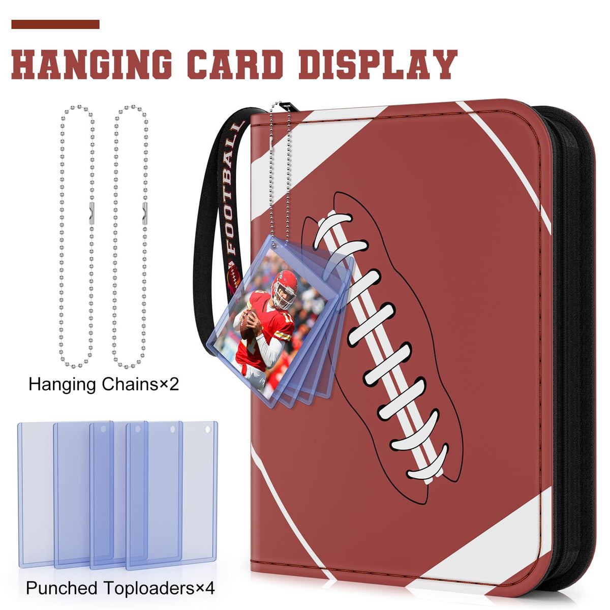 Mlikero binder opened with pages to organize and view cards.