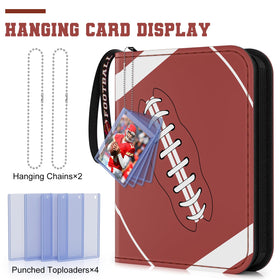 Mlikero binder opened with pages to organize and view cards.