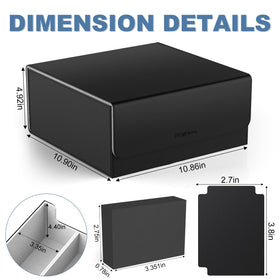 Mlikero large capacity holds 1800+ sleeved cards for easy transport