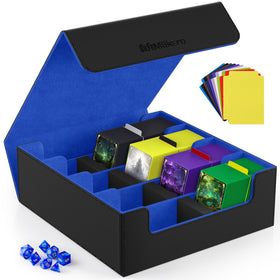 Mlikero card deck box with leather magnetic closure protects your collection on the go.