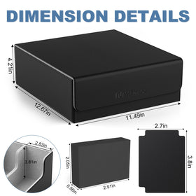 Mlikero Card Deck Box microfiber lining cushioning cards