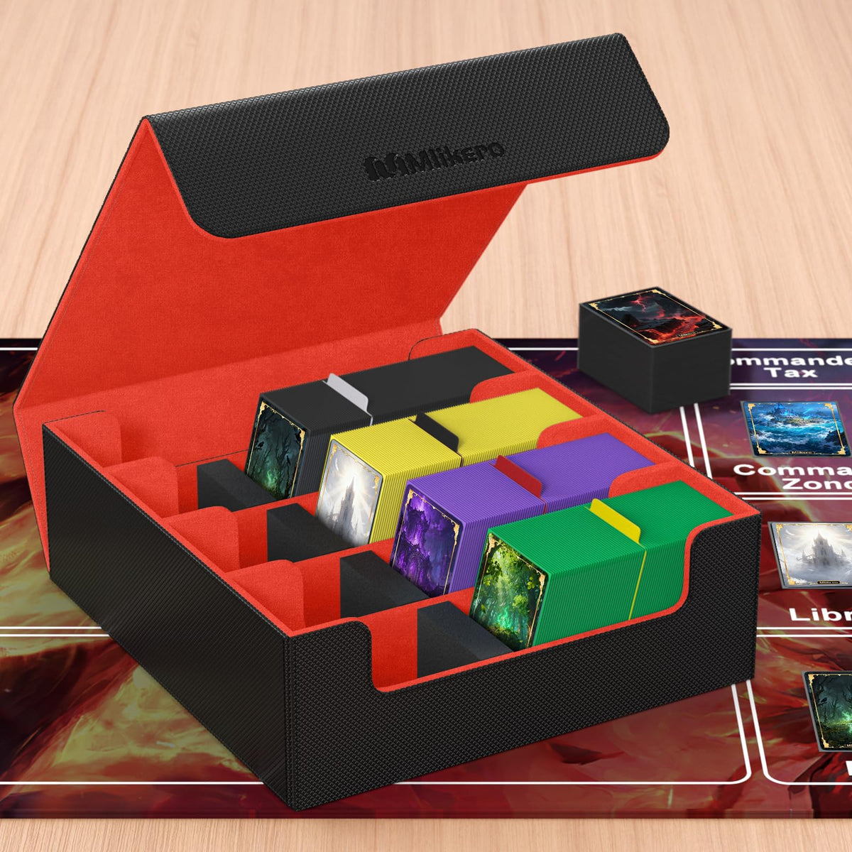 Sleek black and red design ideal for collectors