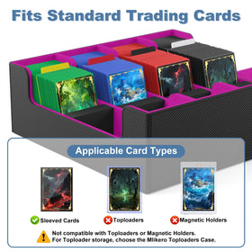 Mlikero case showing colorful dividers for organized sorting