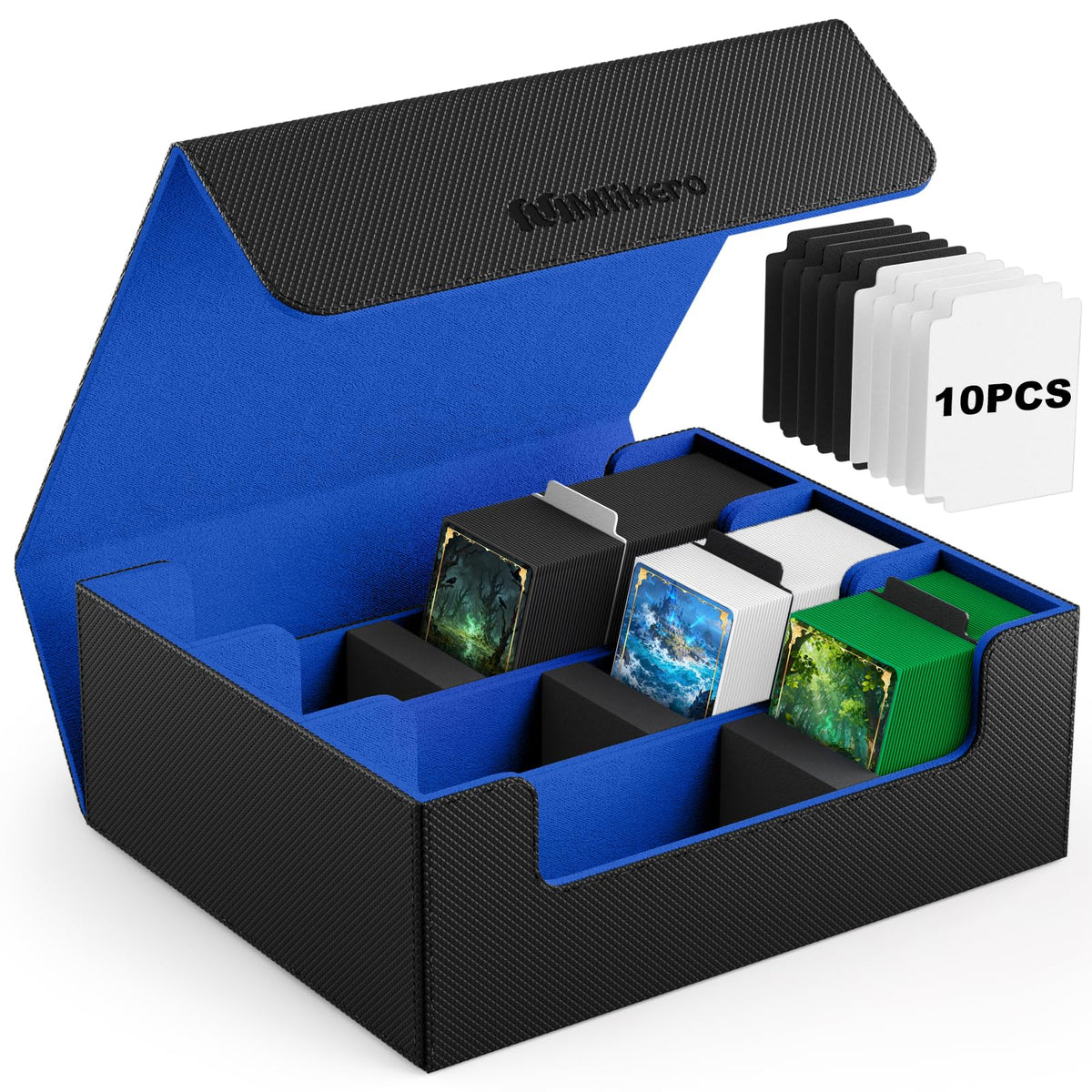 Mlikero card deck case with magnetic closure protects your collection on the go.