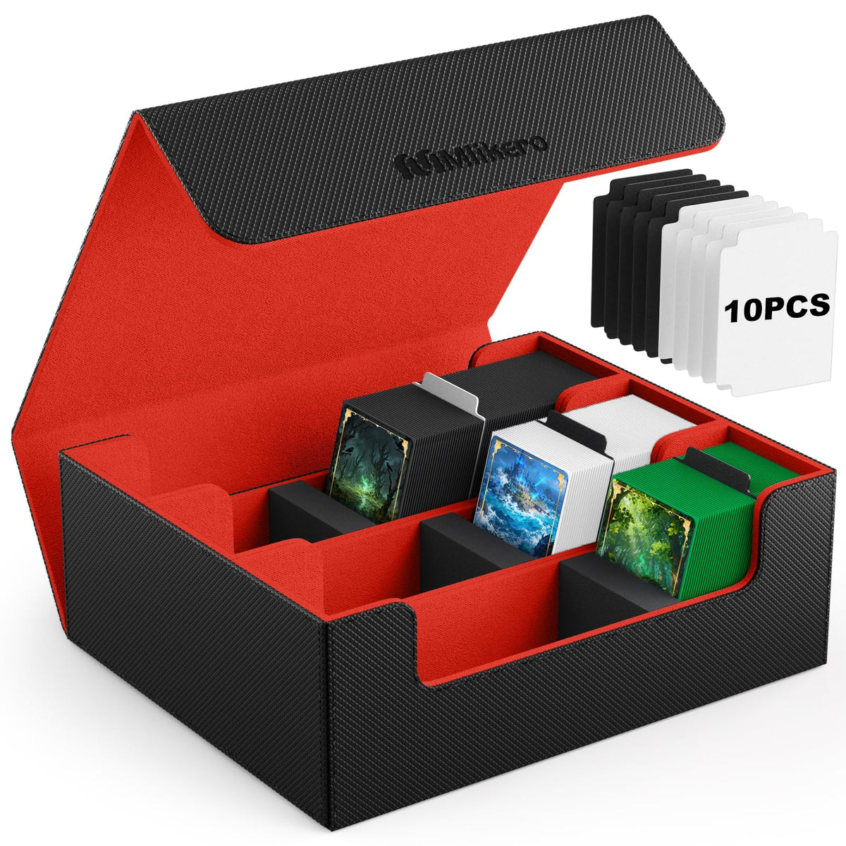 Mlikero Card Deck Case with magnetic closure keeps decks secure during travel