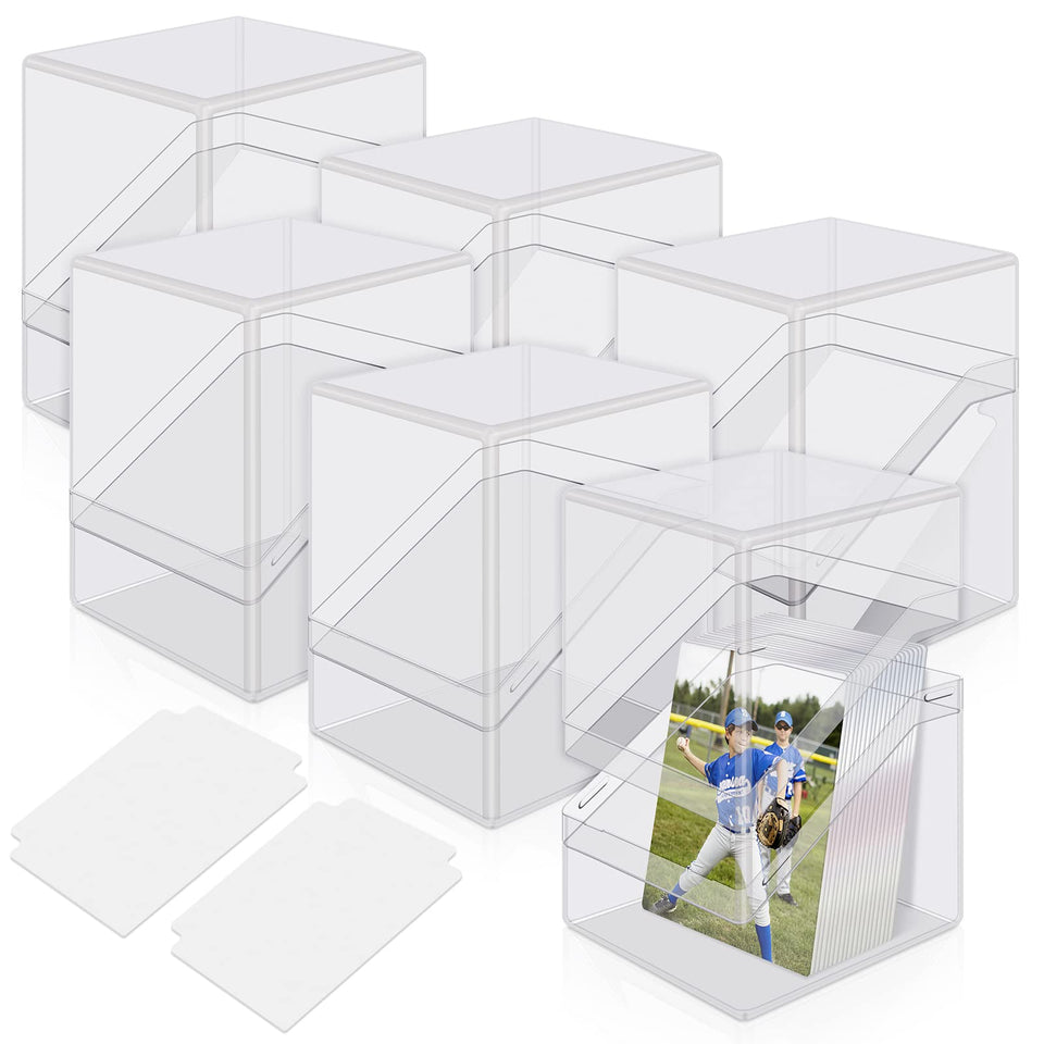 Mlikero 6-pack clear deck cases keep MTG and TCG cards organized and protected.