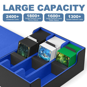 Mlikero card storage box exterior is waterproof to guard cards.
