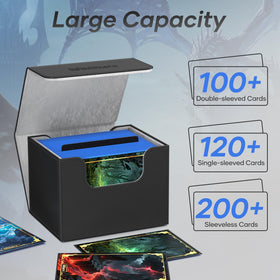 Mlikero deck box with four dividers helps you organize cards quickly