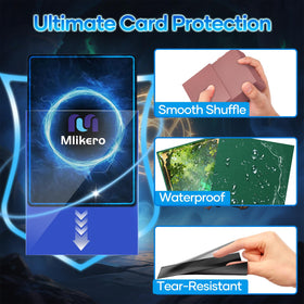 Mlikero durable sleeves resist wear for long-lasting card protection during play.