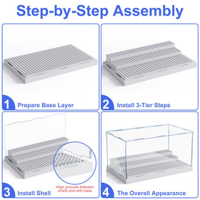 MLikero easy-remove, portable display case for on-the-go storage