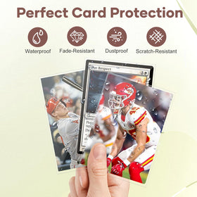 Mlikero non-PVC acid-free polypropylene protects from wear and aging while maintaining visibility.