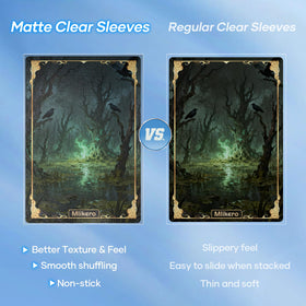 Mlikero protectors for MTG baseball and football cards during storage.