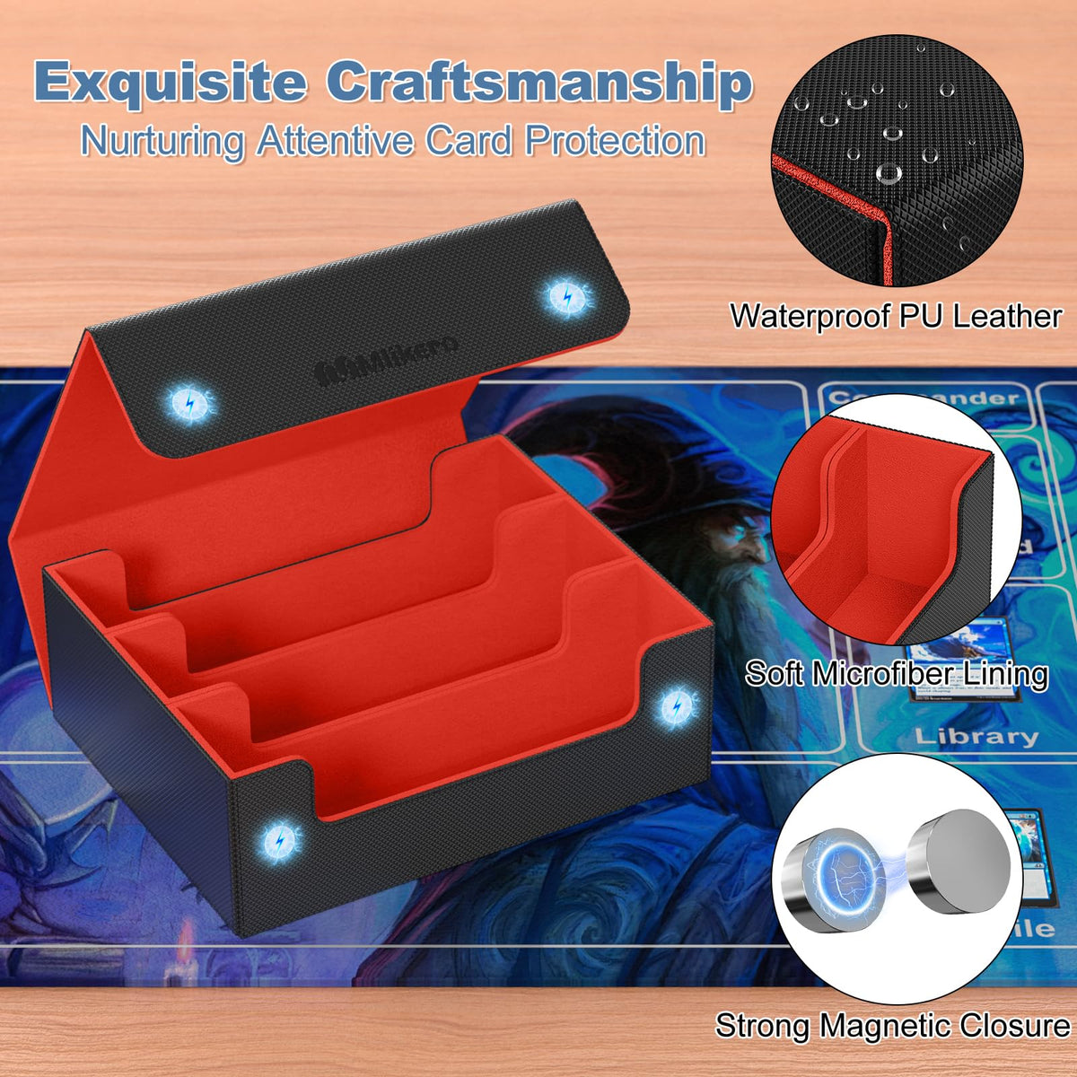 Mlikero includes 3 foam stoppers to prevent shifts during transport