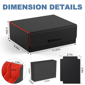 Mlikero waterproof exterior protects cards from moisture and wear