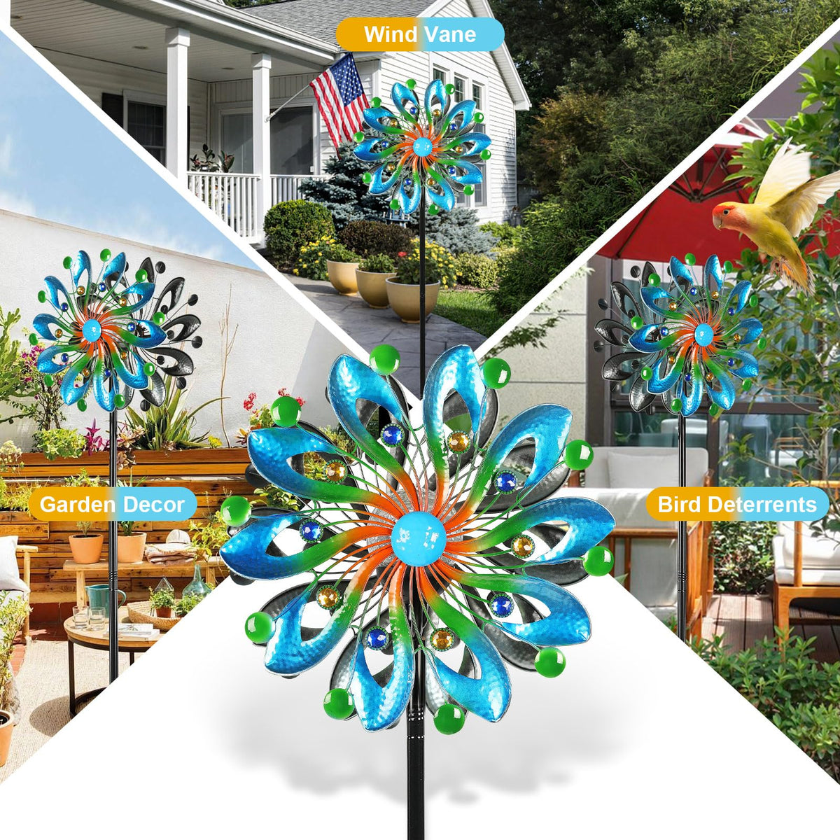 MLKNK Wind Spinners gift box perfect for thoughtful garden gifts