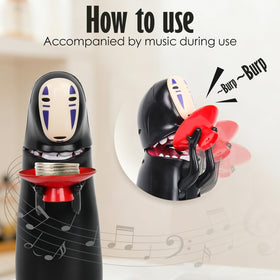 MLOHASING No Face Coin Bank minimalist design on a modern shelf