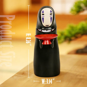 MLOHASING No Face Coin Bank tray activation displaying automatic coin swallow