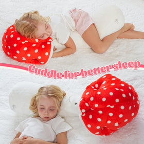 MMguai plush supports relaxed seating as lumbar or leg rest