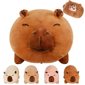MMguai Capybara Plush big tummy with babies inside for cozy snuggles.