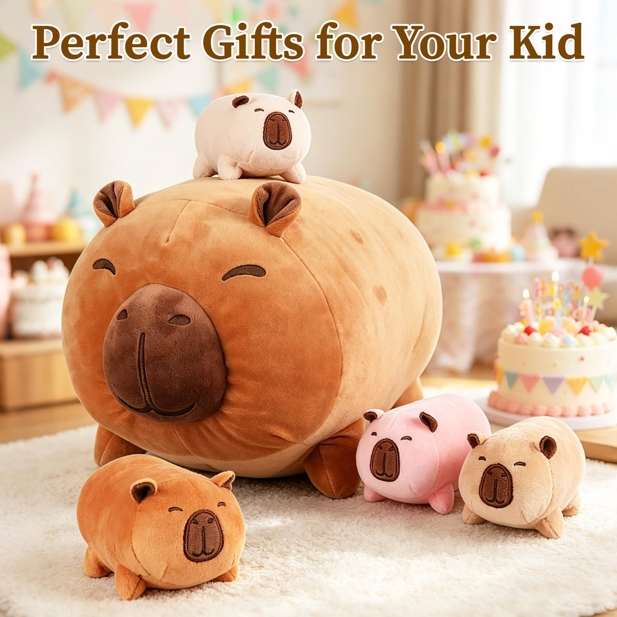 MMguai Capybara Gift set ideal for birthdays and celebrations.