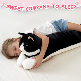 MMguai giant cat pillow decor for beds, sofa, and nurseries.