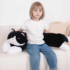 MMguai premium soft fabric cat pillow for gentle comfort